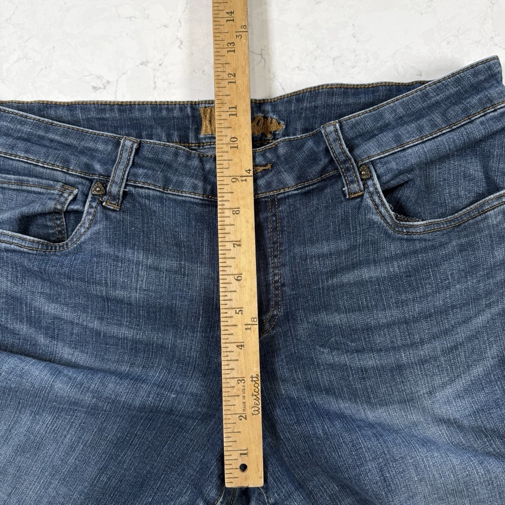 Kut from the Kloth Catherine Boyfriend Jeans Blue Med Wash Mid Rise Stretch 12 - Picture 5 of 13